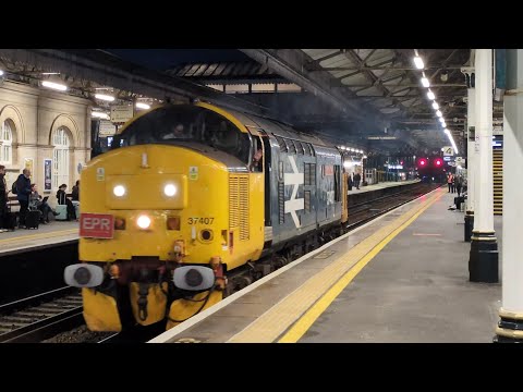 37407 Blackpool tower lets hell loose at Exeter St.Davids