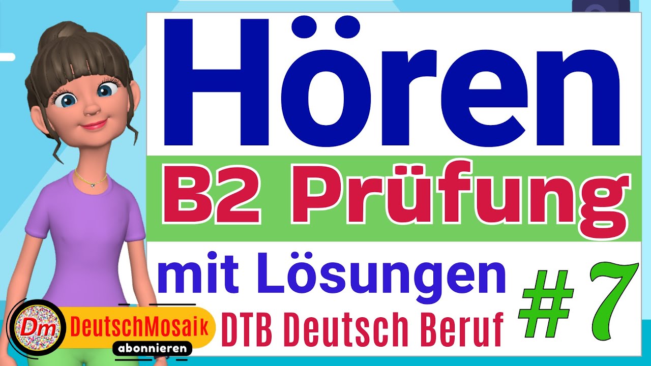 Hören beruf B2 | DTB | Deutsch Test für den Beruf B2| Telc 2024