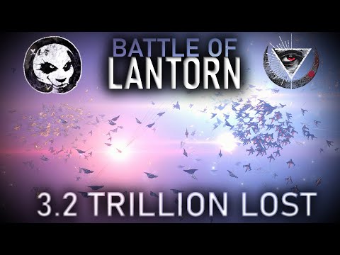 Battle of Lantorn: 1200+ Dreads | 3.2 TRILLION Lost in Brawl | EVE Online