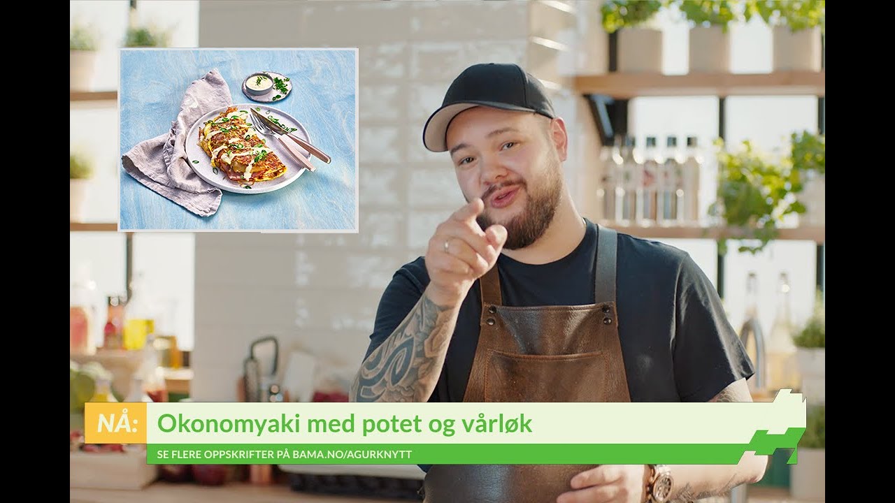 Oppskrift på Okonomiyaki med potet og vårløk
