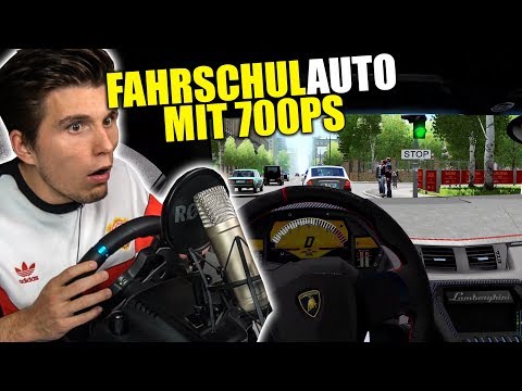 Lamborghini Aventador (700PS) als FAHRSCHULAUTO ✪ Fahrschul-Simulator