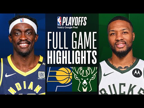 #6 PACERS at #3 BUCKS FULL GAME 2 HIGHLIGHTS April 23, 2024
