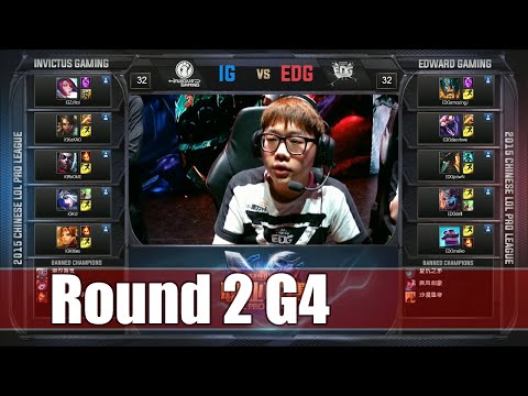 Edward Gaming vs Invictus Gaming | Game 4 Round 2 LPL Regional Qualifier 2015 | EDG vs IG G4 R2