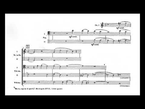 Igor Stravinsky - Monumentum pro Gesualdo da Venosa (1960) [with score]