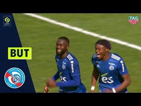 But Jean-Eudes AHOLOU 56' RC STRASBOURG ALSACE - OLYMPIQUE LYONNAIS (2-3) 20/21