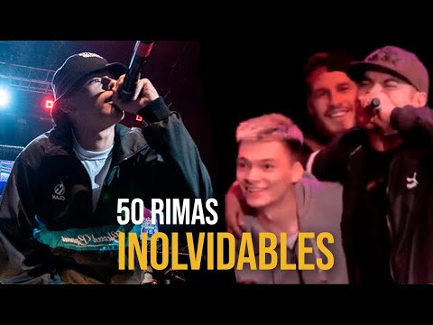 50 Rimas INOLVIDABLES que todos AMAMOS! | Batallas De Gallos (Freestyle Rap)