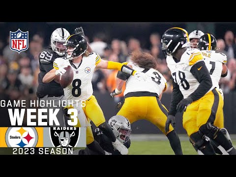 Pittsburgh Steelers vs. Las Vegas Raiders | 2023 Week 3 Game Highlights