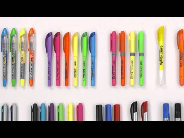Vídeo relacionado con BIC Mark-It Permanent Marker belle punto 1/Pkg-nero