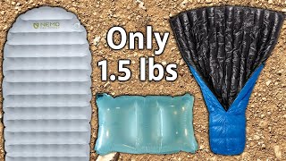 I Tried an Insane Super Ultralight Sleep System...