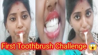 (ToothBrush Spit Challenge)😤//# Most Requested 
