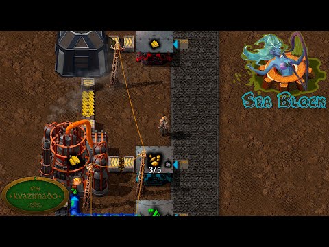 Factorio. Sea Block. Золото, алюминий и хлор. - # 15