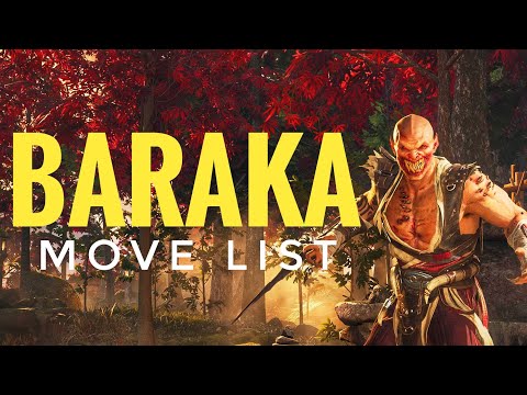 Mortal Kombat 1 | Baraka Move List