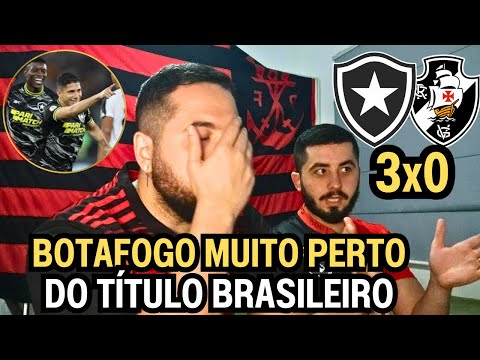REACT MELHORES MOMENTOS BOTAFOGO 3X0 VASCO - BOTAFOGO COM A MÃO NA TAÇA