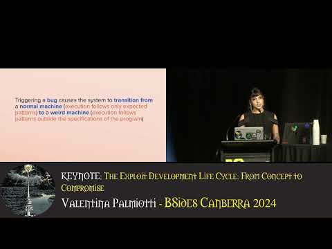 KEYNOTE: The Exploit Development Life Cycle: From Concept to Compromise, Valentina Palmiotti