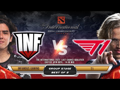 🔴 T1 vs INFAMOUS - THE INTERNATIONAL LAST CHANCE QUALIFIER - Dota 2 Indonesia Live Now