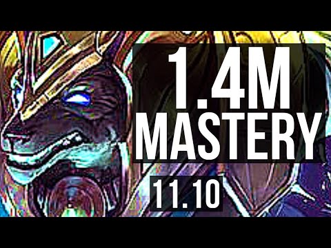 NASUS vs PANTHEON (TOP) | 1.4M mastery, 700+ games, 4/2/10 | KR Diamond | v11.10