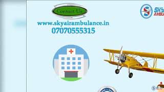 Pick Air Ambulance Service in Jamshedpur with MD Doctor