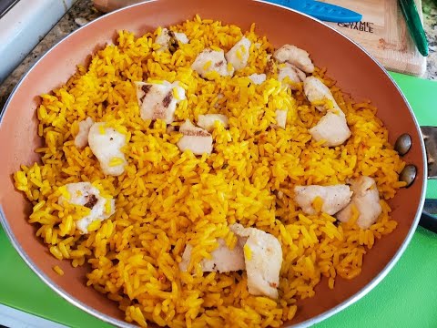 Chicken and Yellow Rice Goya Recipe | Arroz Amarillo Receta