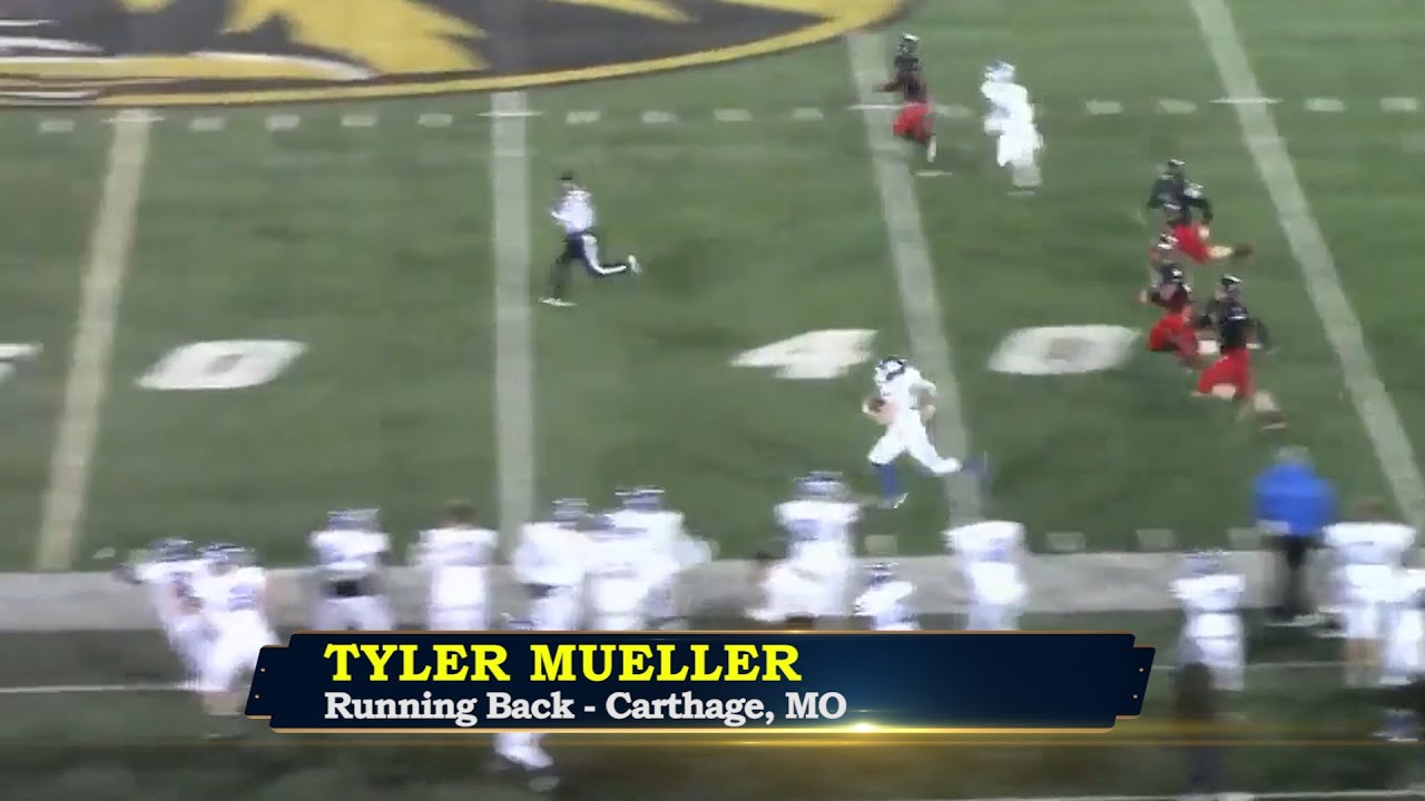 Tyler Mueller - Carthage Running Back - Highlights