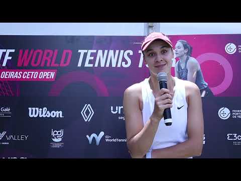 Flash interview de Nigina Abduraimova — QF W60 Oeiras CETO Open