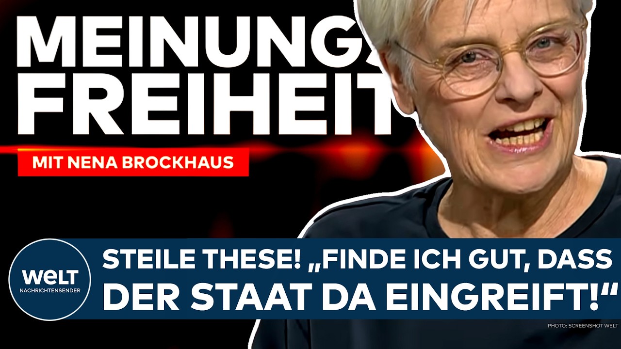 DEUTSCHLAND: "Finde ich gut, dass der Staat da eingreift!" - Ulrike Herrmann I MEINUNGSFREIHEIT