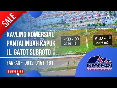 Tanah Komersil PIK2, lt.2387m2, lt. 2046m2 ( 2 unit)