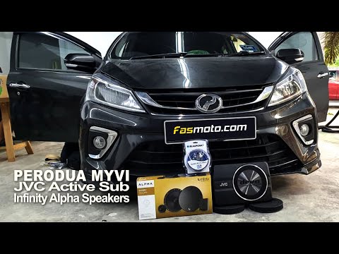JVC CW-DRA8 Iš anksto įrengtas žemųjų dažnių garsiakalbis 150 W video