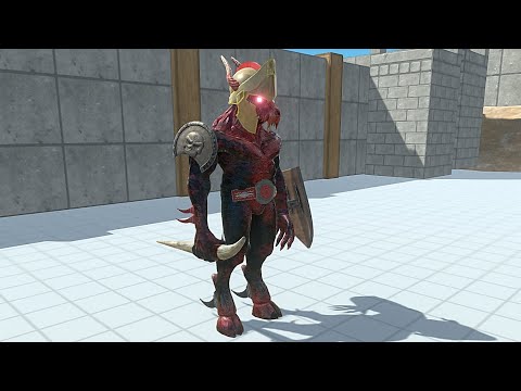 KOZAROG WITH ARMOR VS EVERY BOSS - Animal Revolt Battle Simulator