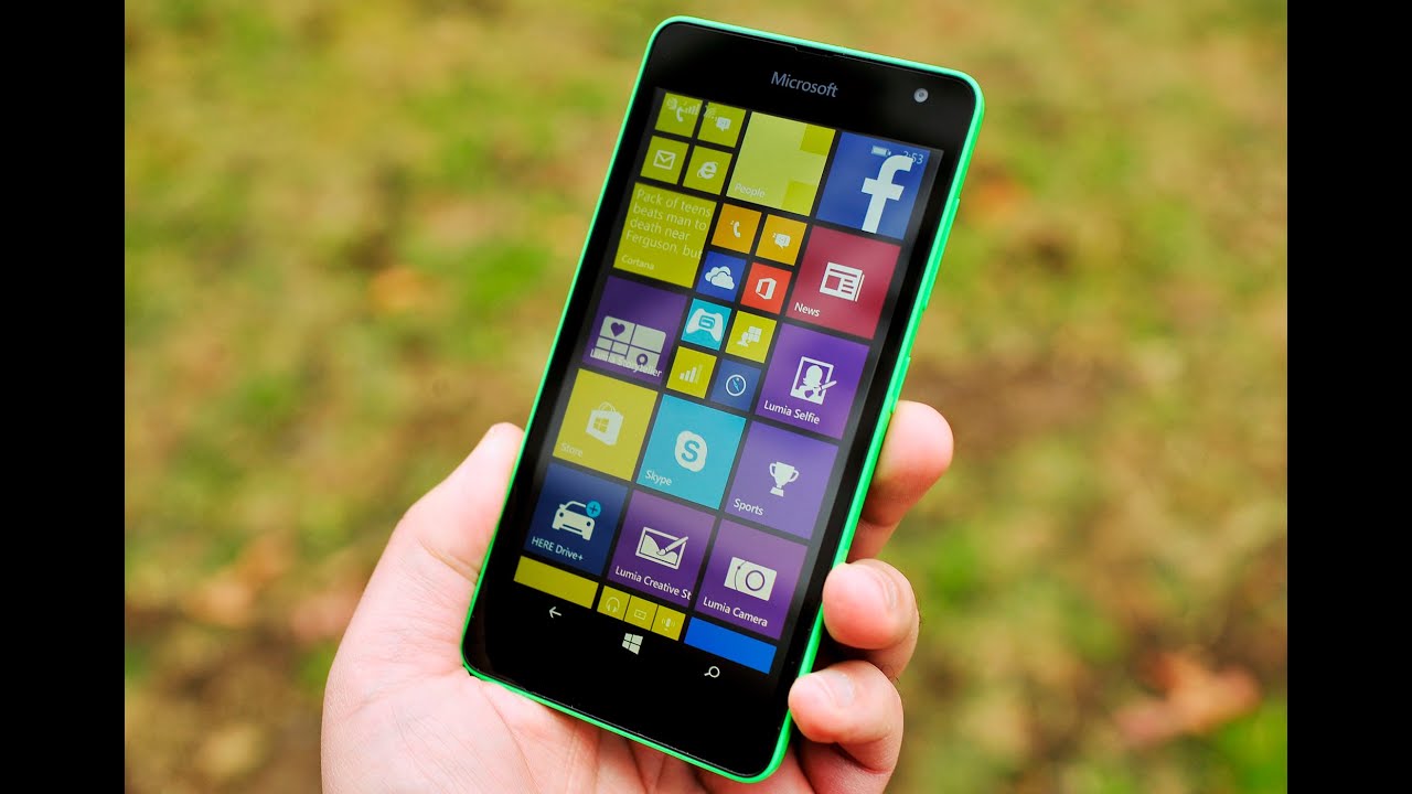 Microsoft Lumia 535 tour and first impressions - YouTube