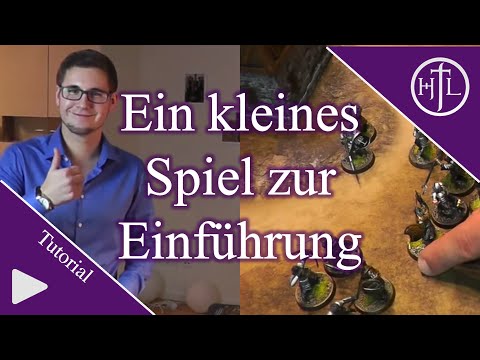 Anfänger Tutorial - Ein kurzes Spiel zur Einführung (Mittelerde Tabletop / Hobbit / Herr der Ringe)