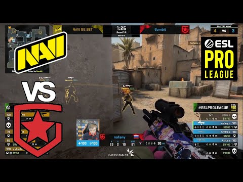 NaVi vs Gambit - ESL Pro League Season 13 - Group C - Highlights - CSGO