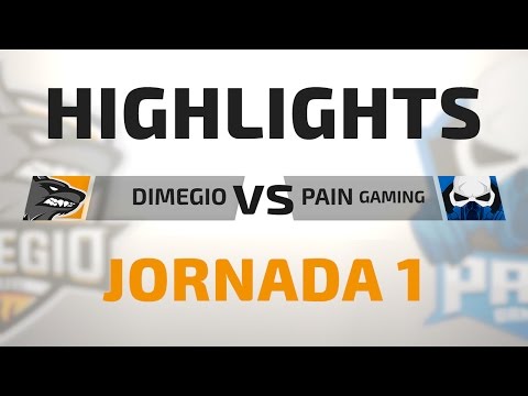 HIGHLIGHTS - DIMEGIO vs PAIN GAMING - LoL Honor | Jornada 1 T.11