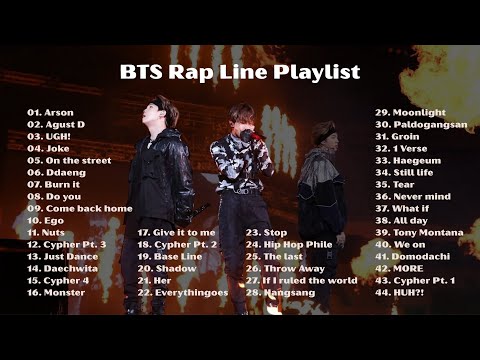 BTS Rap Line Playlist