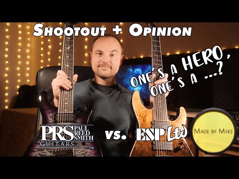 Shootout + Opinion: PRS SE Mark Holcomb vs. ESP LTD M-1007 HT BP (Seven String Guitar Shootout)