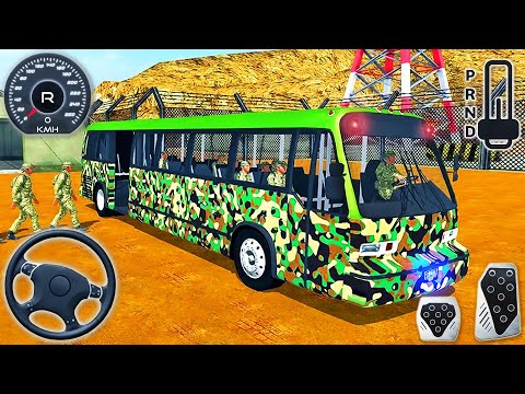 Army Bus Driver Simulator 2020 - Real US Soldier Military Offroad Transport Duty - Android GamePlay