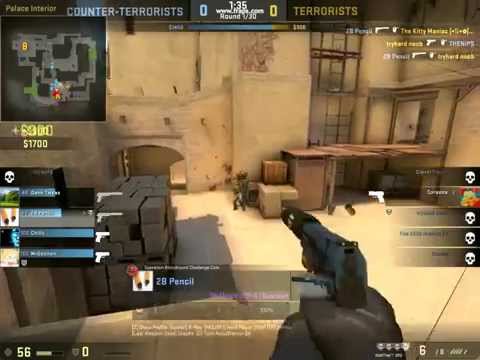 CS:GO Pistol Round Ace All Headshots + Knife