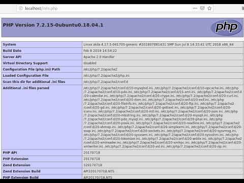Install php and php modules on Ubuntu 18.04 for wordpress