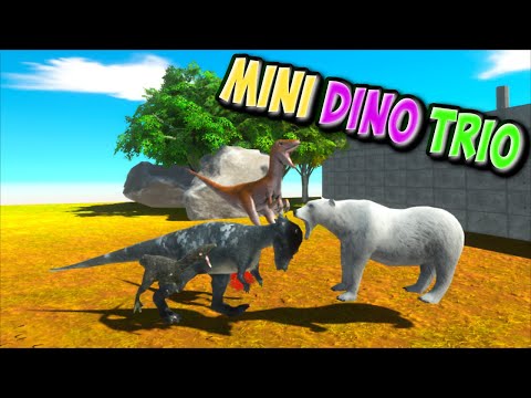 MiniTrio! Pachycephalosaurus Velociraptor Deinonychus vs Every Unit - Animal Revolt Battle Simulator