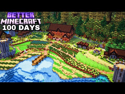 I Survived 100 days in BETTER Minecraft Hardcore