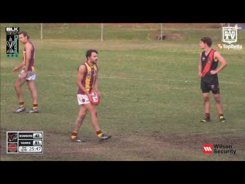 2016 BDAFL Round 13 Feature Match Highlights - Killarney Vale Bombers v Cardiff Hawks