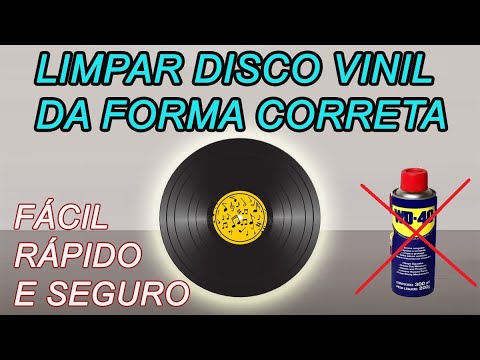 LIMPAR LP DISCO DE VINIL DE FORMA CORRETA E FÁCIL