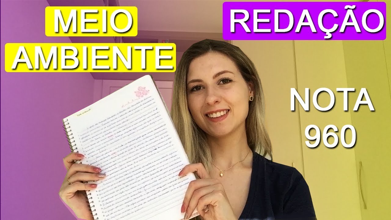 REDAÇÃO ENEM: MEIO AMBIENTE | Modelo ENEM