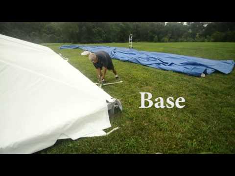 Commercial tent build