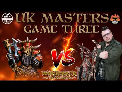UK  MASTERS - GAME THREE- Close Order Ed (Wild Herd) Vs Chaos Dwarfs
