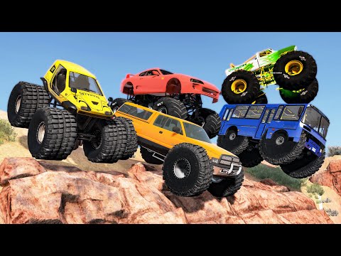 Monster Trucks Mud Battle #8 - Beamng drive