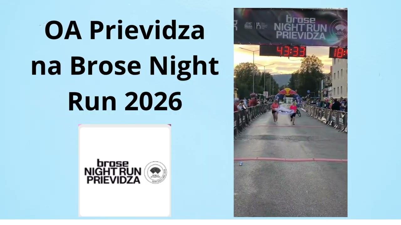 OA Prievidza na Brose Night Run 2026