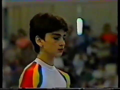 Mirela PASCA (ROM) UB - 1990 Europeans Athens EF
