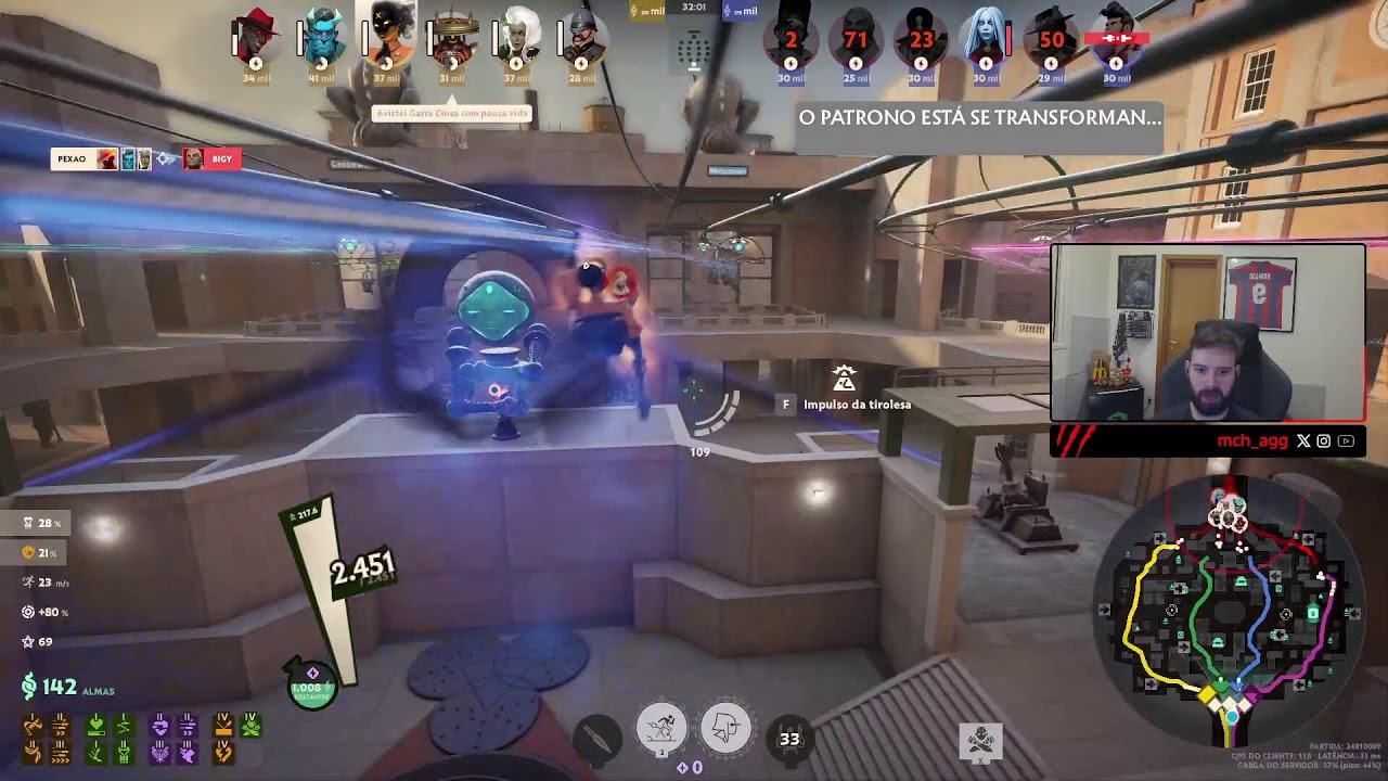 LIVE: DEADLOCK PIONEIRO - !DASHSKINS !LIVEPIX