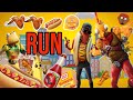 Chicken Wing - Hot Dog & Bologna Run | Chicken Wing Brain Break | Kids Run and Freeze | PhonicsMan