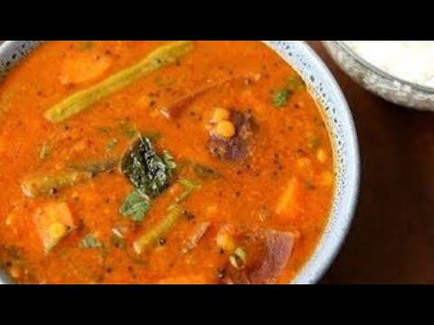 Quick Sambar Recipe | Multipurpose South Indian Veggie Sambar Recipe | Hotel Style Sambar Recipe